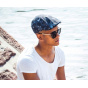 Rounded Summer Cap Oxford Linen - Gottmann