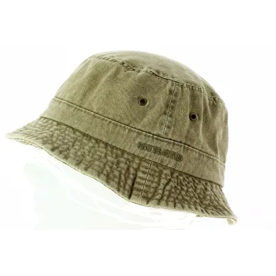 Bob Été Fisherman Beige Délavé -Hatland Reference : 1148 | Chapellerie Traclet
