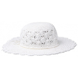 Capeline Jailly Paille Papier Blanche- Traclet