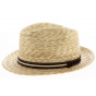 Padirac Natural Straw Fedora Hat - Traclet