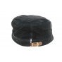 Army Rooten Leather Cap Black - Aussie Apparel 