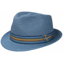 Stetson Blue Munster Toyo Trilby Hat - Reference: 9313 | Traclet Hat Shop