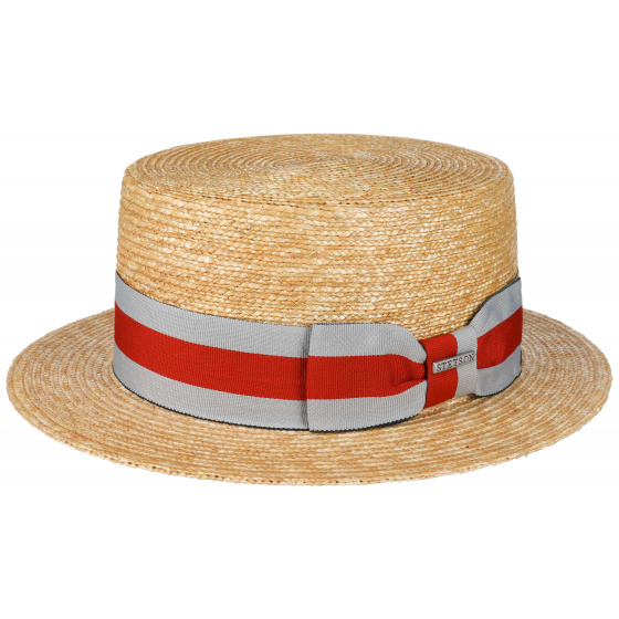 Gouda Straw Boater Hat- Stetson