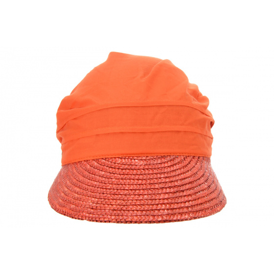 Orange Straw Alliance Cap - Seeberger Orange Straw Alliance Cap - Seeberger