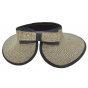 Brimmed straw visor hat - Seeberger
