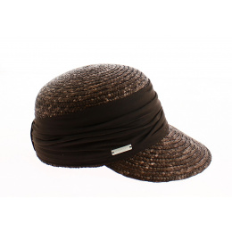 Natural Straw Brown Cap - Seeberger