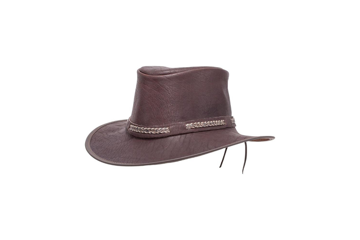 Bandeau Nez De Cheval En Cuir Marron Hilason - Taille Cheval, Western American