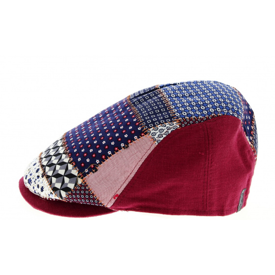 Patchwork Domiti Linen & Cotton Cap - Traclet Patchwork Domiti Linen & Cotton Cap - Traclet