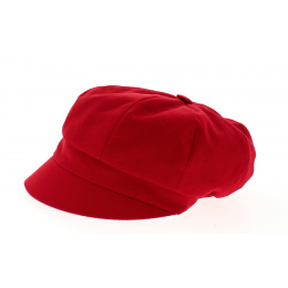 Gavroche Cap Red Bow Cotton - Traclet