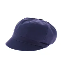 Neaux Navy Cotton Newsboy Cap - Traclet Reference: 9332 | Traclet Hat Shop
