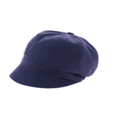 Casquette Gavroche Neaux Marine Coton- Traclet Reference : 9332 | Chapellerie Traclet