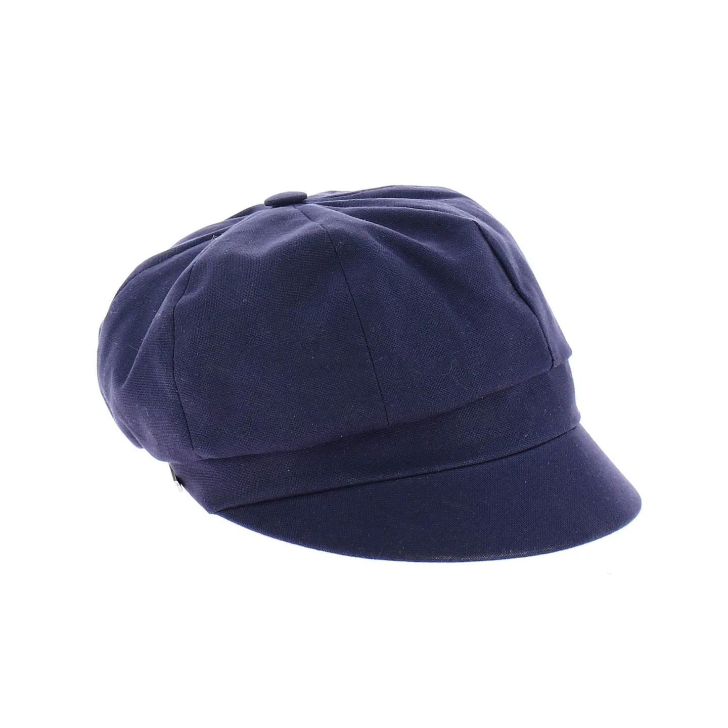 Neaux Navy Cotton Newsboy Cap - Traclet Reference: 9332 | Traclet Hat Shop