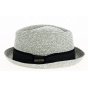 Gray Paper Straw Porkpie Hat Ambérieux - Traclet