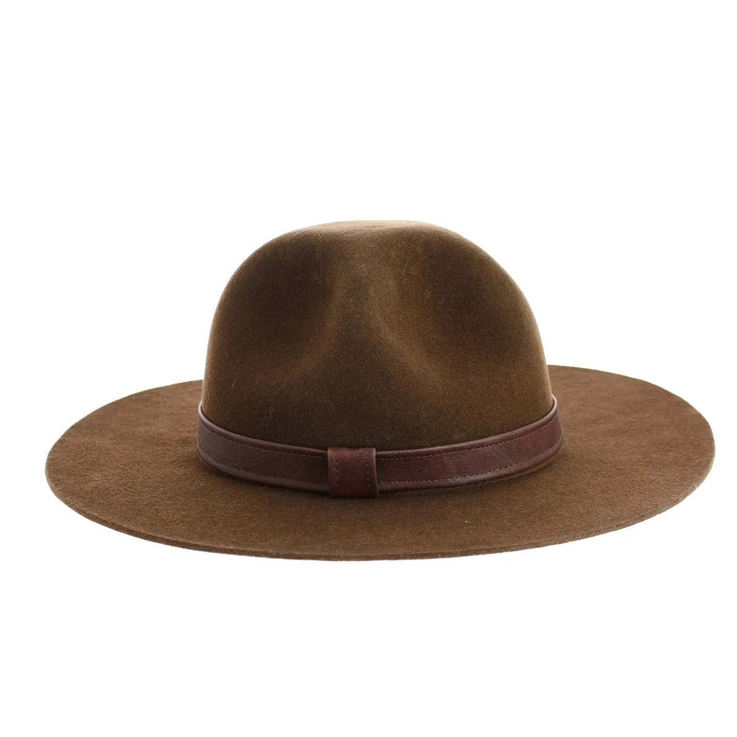 Brown Wool Felt Scout Hat - Traclet Reference: 9348 | Traclet Hat Shop