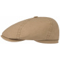 Brooklin Theodore Taupe Cotton Cap - Stetson