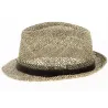 Arnold Brown Straw Trilby Hat - Traclet Reference: 6799 | Traclet Hat Shop