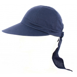 Large Visor Cap Camila Navy - Traclet