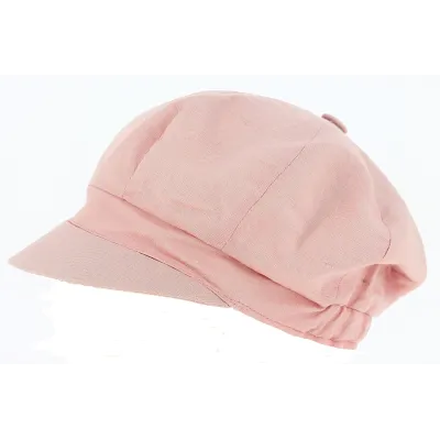 Casquette Gavroche Paola Rose Pâle- Crambes Reference : 6055 | Chapellerie Traclet
