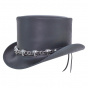 El Dorado Half Top Hat Black Leather - Head'N Home