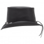 El Dorado Half Top Hat Black Leather - Head'N Home