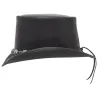 El Dorado Leather Top Hat Black - Head'N Home Reference: 9376 | Traclet Hat Shop