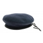 Grey Wool Military Beret - Traclet