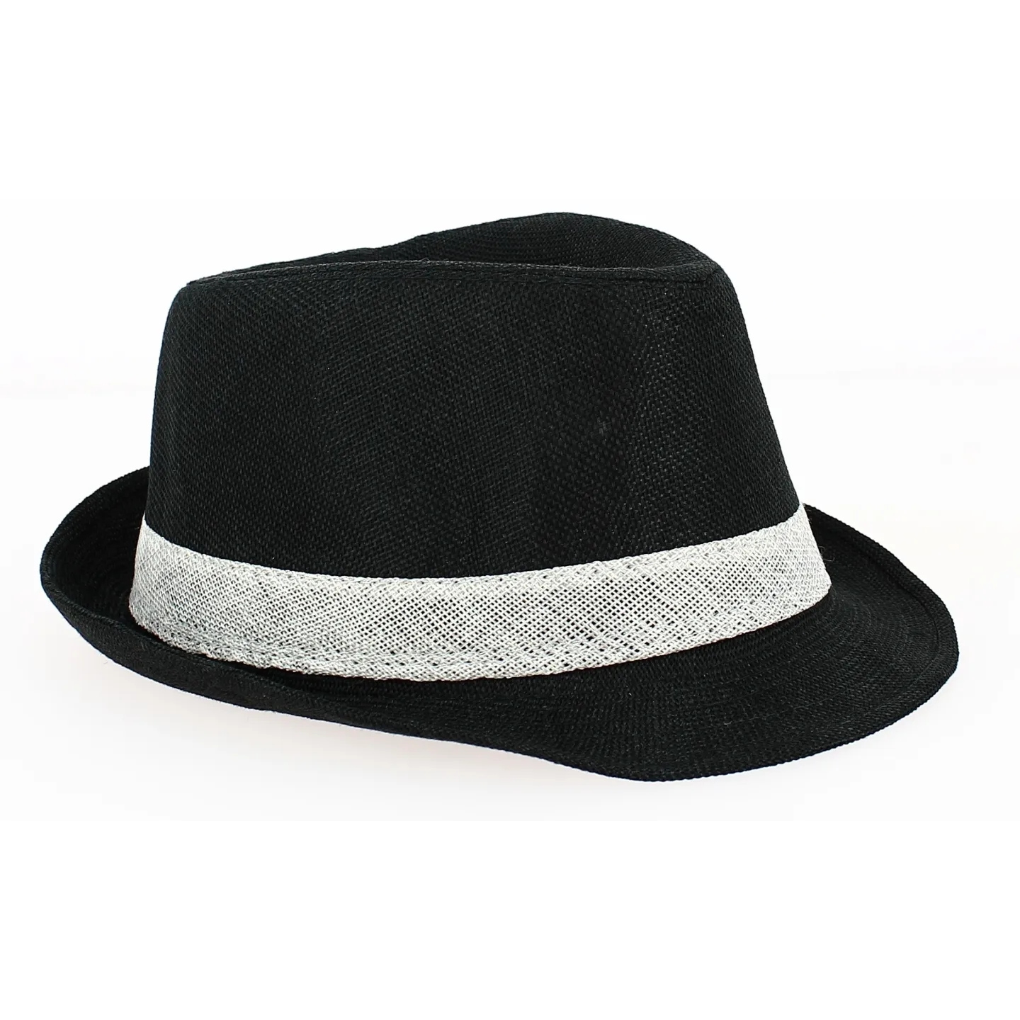 Chapeau Trilby California Lin Noir - Traclet Reference : 2167 | Chapellerie Traclet
