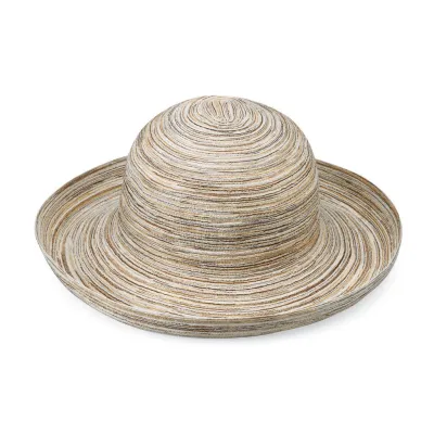 Sydney White & Camel Hat - Emthunzini Hats Reference: 9387 | Traclet Millinery