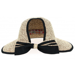 Chapeau Lou Grande Visière Beige- Traclet