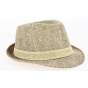 Trilby California Linen Tobacco Hat- Traclet