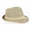 Chapeau Trilby California Lin Tabac- Traclet Reference : 9391 | Chapellerie Traclet