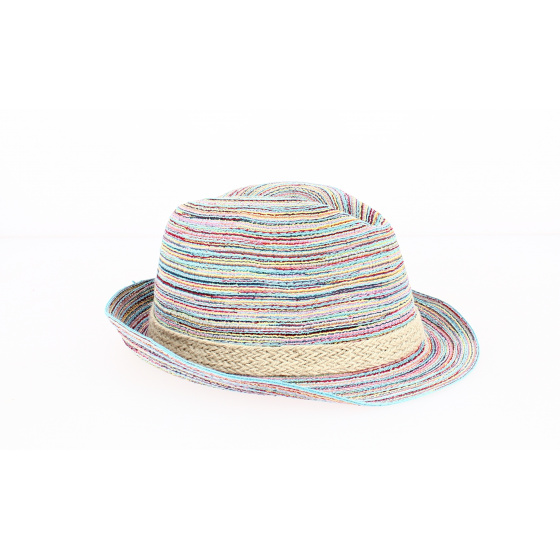 Chapeau Trilby Foggia Coton Arc-en-Ciel- Traclet 