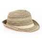 Trilby Foggia Chocolate Cotton Hat- Traclet 
