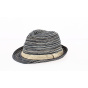 Trilby Hat Foggia Cotton Ocean - Traclet