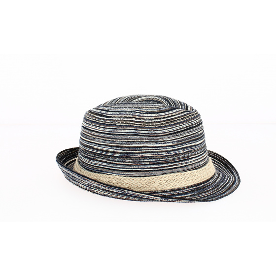 Trilby Hat Foggia Cotton Ocean - Traclet