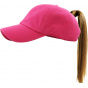 Classic Cap Ponytail Pink- Traclet
