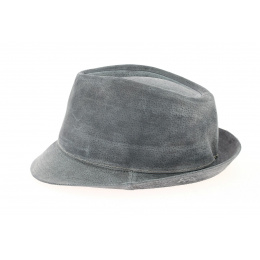 Chapeau Trilby - Strike Bleu/Gris
