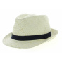 La Palma Natural Straw Trilby Hat - Traclet