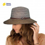 Tara Mannish Natural Fibers Fedora Hat Brown - Rigon Headwear