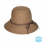 Chapeau Cloche Peta Fibres Naturelles Caramel - Rigon Headwear