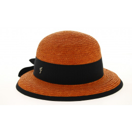 Chapeau Cloche Santornin Paille Naturel - Fléchet