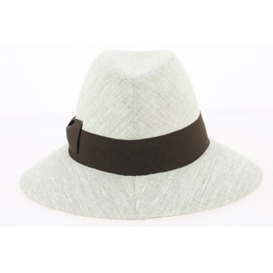 Chapeau Traveller Manille Larges Bords Lin Naturel - Fléchet