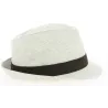 Chapeau Trilby Jakarta Lin Naturel- Fléchet  Reference : 9487 | Chapellerie Traclet
