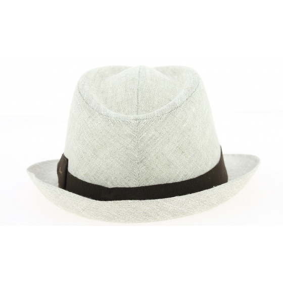 Chapeau Trilby Jakarta Lin Naturel - Fléchet