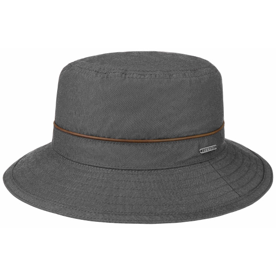Bucket Hat Waxed Cotton Anthracite- Stetson