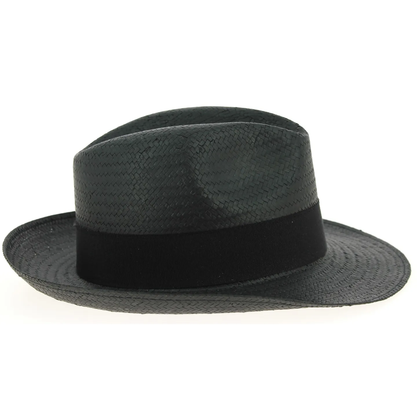 Chapeau Panama Moden Noir- Traclet  Reference : 9506 | Chapellerie Traclet