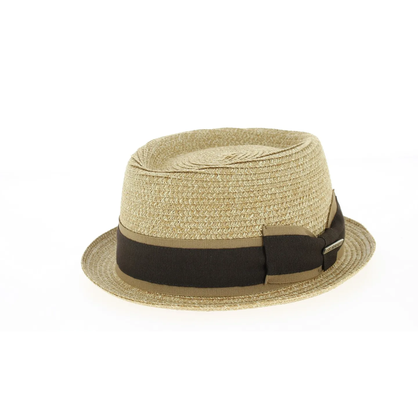 Chapeau PorkPie Indian Wells Papier Beige- Traclet Reference : 9511 | Chapellerie Traclet