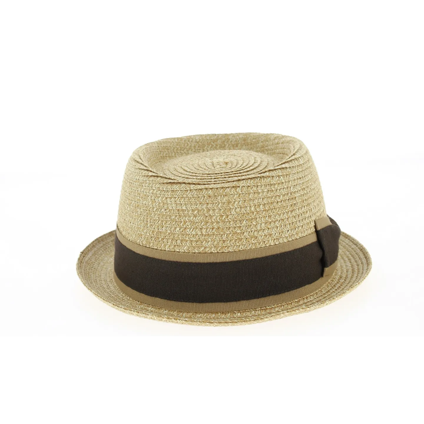 Chapeau PorkPie Indian Wells Papier Beige- Traclet Reference : 9511 | Chapellerie Traclet