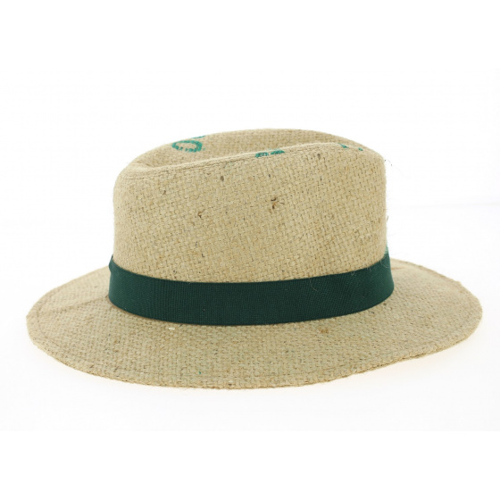 Gorizia Jute Canvas Traveller Hat Beige -Traclet