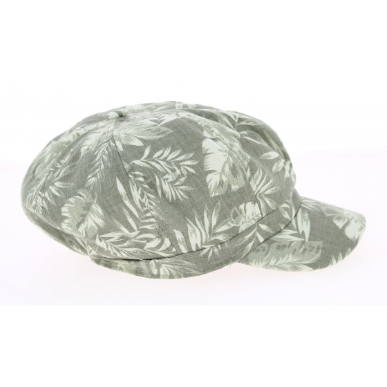 Casquette Gavroche Rétro Été Futuna Coton Olive- Traclet Casquette Gavroche Rétro Été Futuna Coton Olive- Traclet